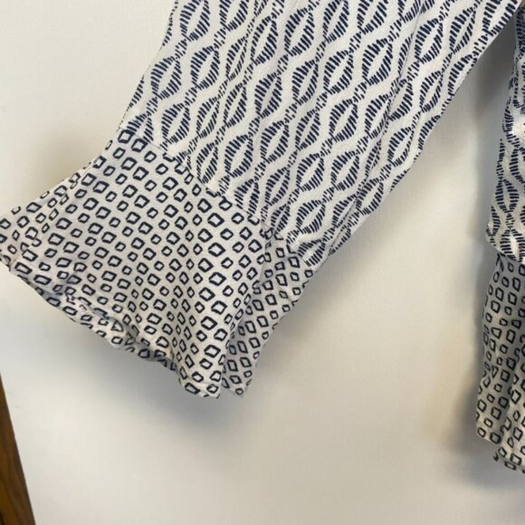 Habitat Clothes to Live In Geometric Button Down Top - Picture 7 of 15